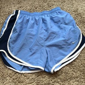 Blue and navy Nike shorts